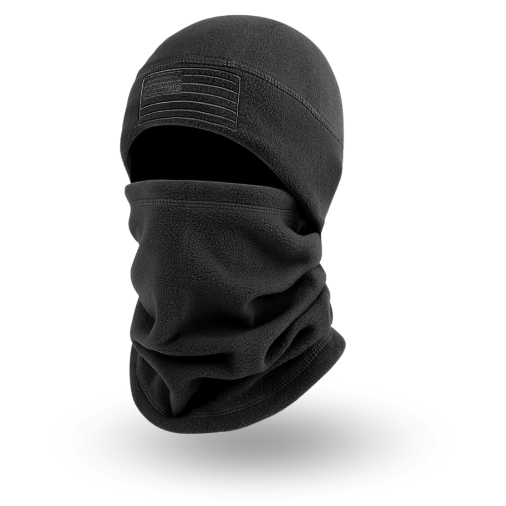 Bonnet Cache Cou Polaire Ski Noir