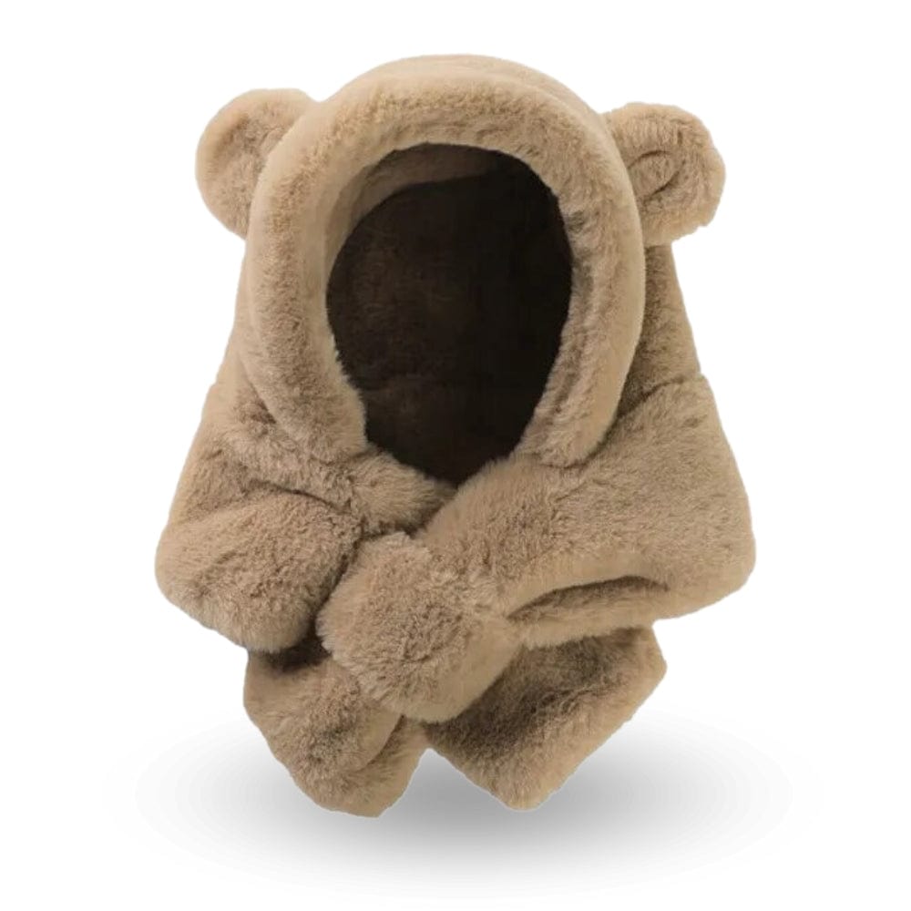 Bonnet Cagoule Bébé Marron