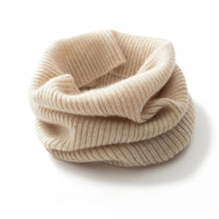 Cache cou en Tissu Femme Beige