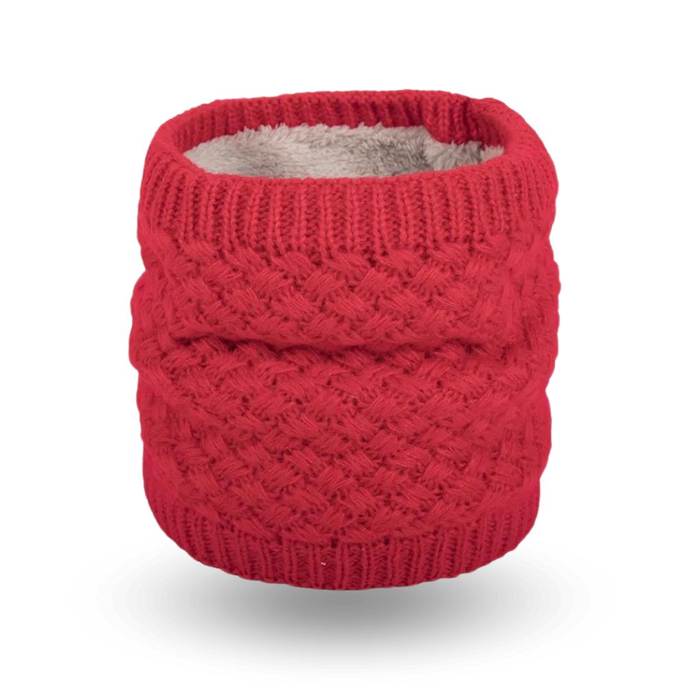 Cache Cou Long Pour Enfant Fille Rouge
