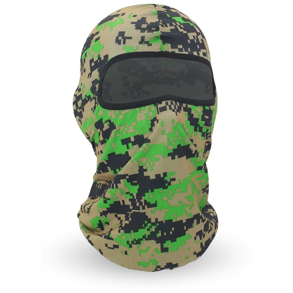 Cagoule Camouflage Homme Vert Camo