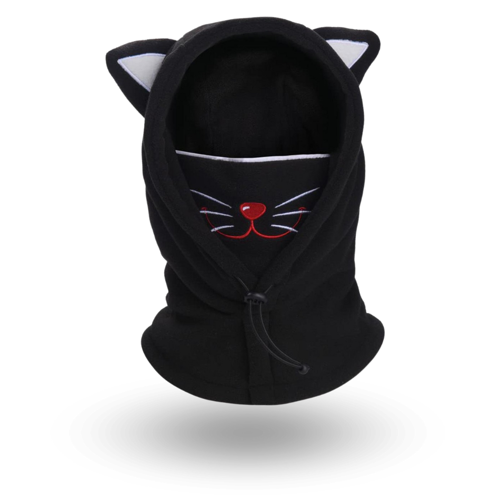 Cagoule Enfant Fun Chat Noir