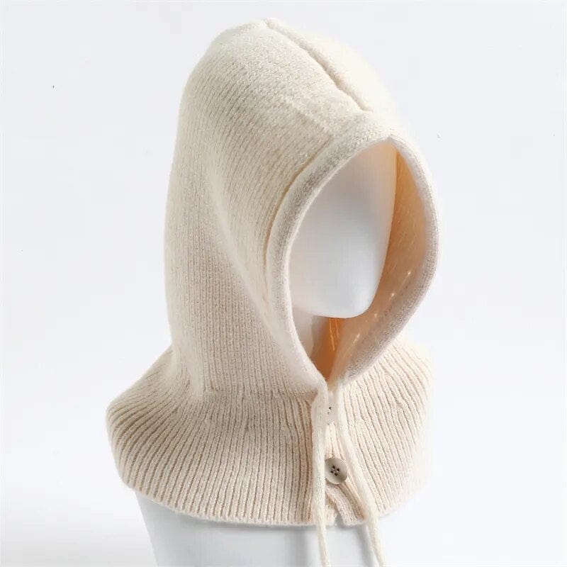 Cagoule Femme Chic Blanc Cassé