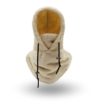 Cagoule Fourrure Crème Crème