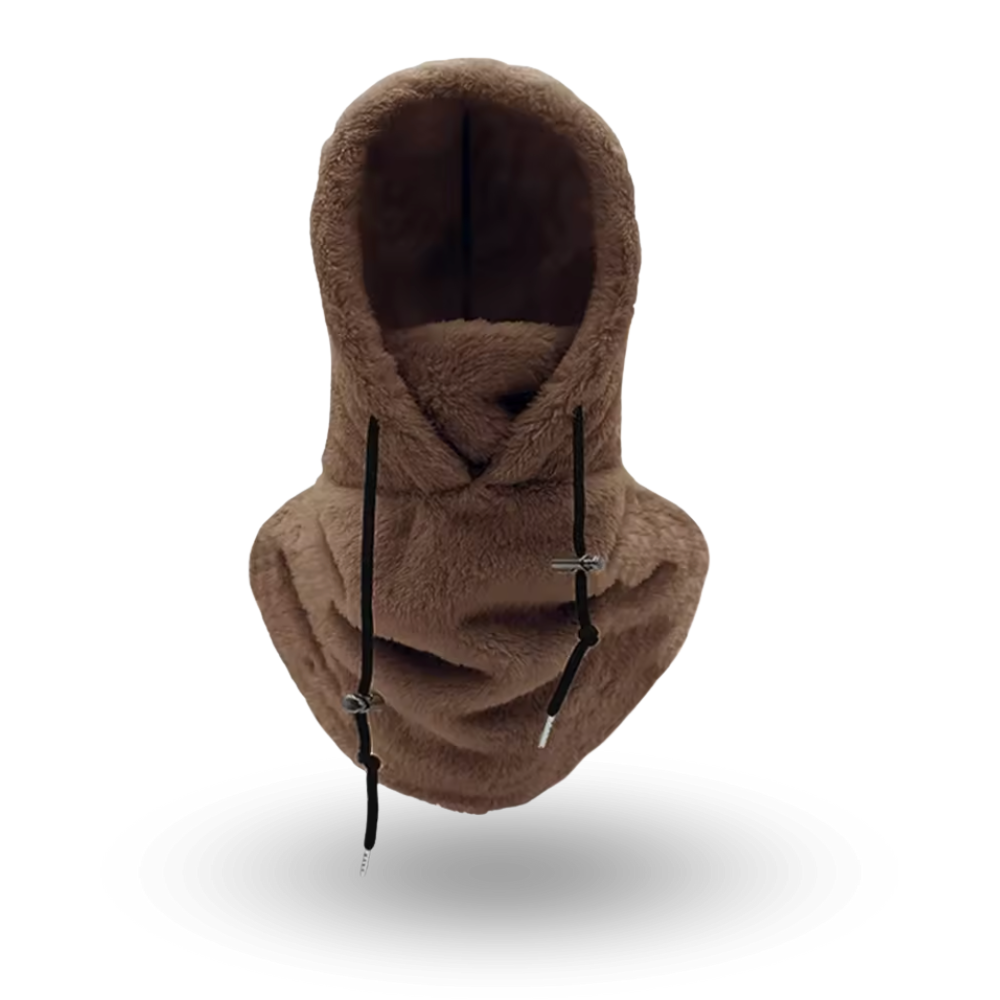 Cagoule Fourrure Marron Marron