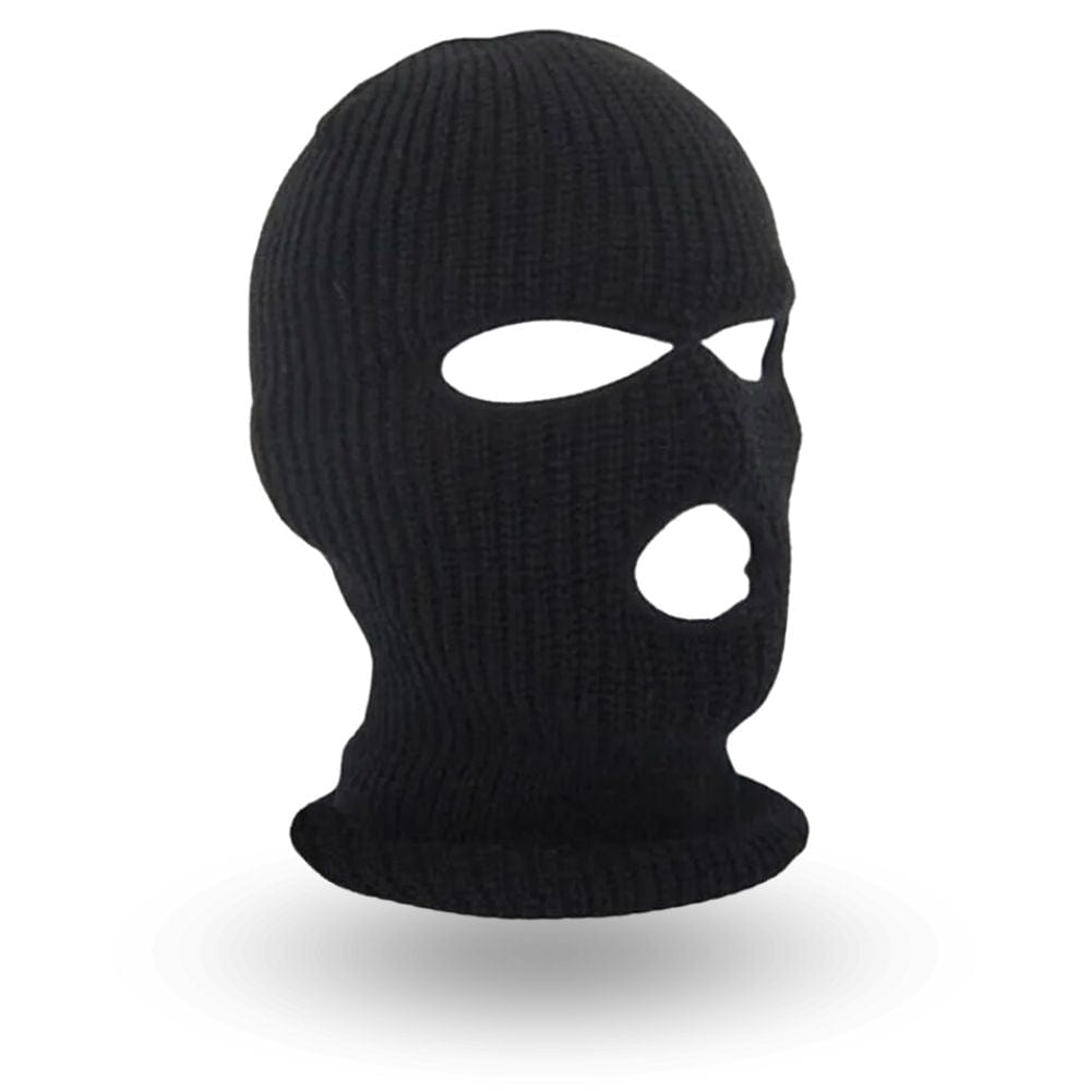 Cagoule Laine Homme Noir