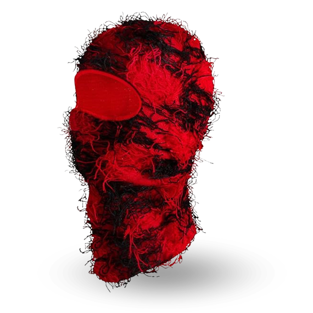 Cagoule Stylé Rouge et Noir Rouge
