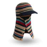 Casquette Cagoule Visière Kaki